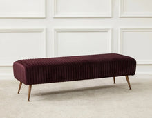 Load image into Gallery viewer, Adorn Homez Bruno 2 Seater Ottoman with in Velvet Fabric