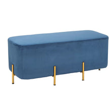 Load image into Gallery viewer, Adorn Homez Emilio 2 Seater Ottoman with in Velvet Fabric