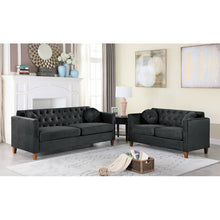 Load image into Gallery viewer, Adorn Homez Benning Sofa 3+2 (5 Seater) in Premium Suede Velvet Fabric