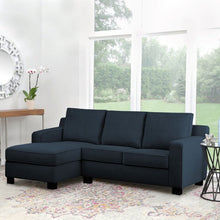 Load image into Gallery viewer, Adorn Homez Huckaby L Shape Sofa (4 Seater) in Fabric