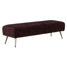 Load image into Gallery viewer, Adorn Homez Bruno 2 Seater Ottoman with in Velvet Fabric