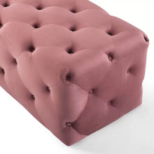 Load image into Gallery viewer, Adorn Homez Mario 2 Seater Ottoman with in Velvet Fabric