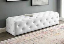 Load image into Gallery viewer, Adorn Homez Mario 2 Seater Ottoman with in Velvet Fabric