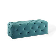 Load image into Gallery viewer, Adorn Homez Mario 2 Seater Ottoman with in Velvet Fabric