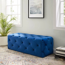 Load image into Gallery viewer, Adorn Homez Mario 2 Seater Ottoman with in Velvet Fabric