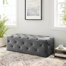 Load image into Gallery viewer, Adorn Homez Mario 2 Seater Ottoman with in Velvet Fabric