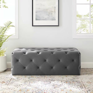 Adorn Homez Mario 2 Seater Ottoman with in Velvet Fabric