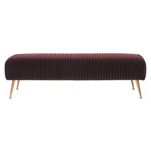 Adorn Homez Bruno 2 Seater Ottoman with in Velvet Fabric