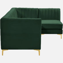 Load image into Gallery viewer, Adorn Homez Juno Modular L shape Sofa Sectional (5 Seater) in Velvet Fabric