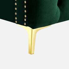 Load image into Gallery viewer, Adorn Homez Carmel L shape Sofa (6 Seater) - in Premium Suede Velvet Fabric