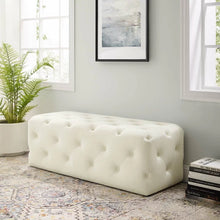 Load image into Gallery viewer, Adorn Homez Mario 2 Seater Ottoman with in Velvet Fabric