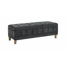 Load image into Gallery viewer, Adorn Homez Arturo 2 Seater Ottoman with Storage in Velvet Fabric