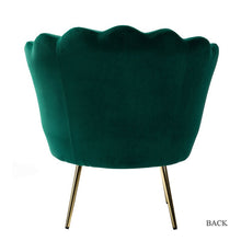 Load image into Gallery viewer, Adorn Homez Mesa Accent Chair in Premium Velvet Fabric