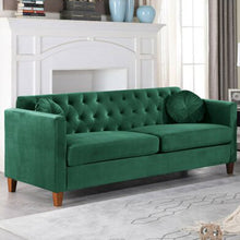 Load image into Gallery viewer, Adorn Homez Benning Sofa 3+2 (5 Seater) in Premium Suede Velvet Fabric