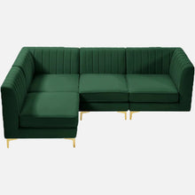Load image into Gallery viewer, Adorn Homez Juno Modular L shape Sofa Sectional (5 Seater) in Velvet Fabric