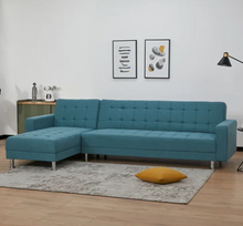 Load image into Gallery viewer, Adorn Homez Helena L shape Sofa (6 Seater) Sofa in Fabric
