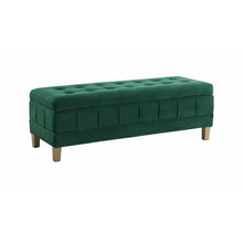 Load image into Gallery viewer, Adorn Homez Arturo 2 Seater Ottoman with Storage in Velvet Fabric