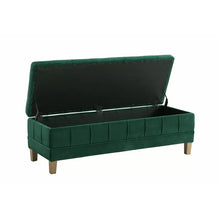 Load image into Gallery viewer, Adorn Homez Arturo 2 Seater Ottoman with Storage in Velvet Fabric