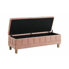 Load image into Gallery viewer, Adorn Homez Arturo 2 Seater Ottoman with Storage in Velvet Fabric