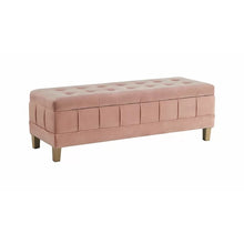 Load image into Gallery viewer, Adorn Homez Arturo 2 Seater Ottoman with Storage in Velvet Fabric