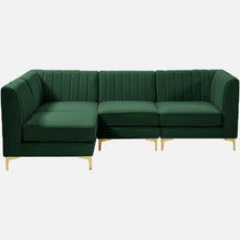 Load image into Gallery viewer, Adorn Homez Juno Modular L shape Sofa Sectional (5 Seater) in Velvet Fabric