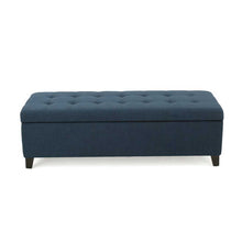Load image into Gallery viewer, Adorn Homez Lvy 2 Seater Ottoman with Storage in Fabric