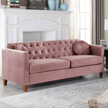 Load image into Gallery viewer, Adorn Homez Benning Sofa 3+2 (5 Seater) in Premium Suede Velvet Fabric