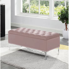 Load image into Gallery viewer, Adorn Homez Sipho 2 Seater Ottoman with in Velvet Fabric