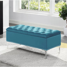 Load image into Gallery viewer, Adorn Homez Sipho 2 Seater Ottoman with in Velvet Fabric
