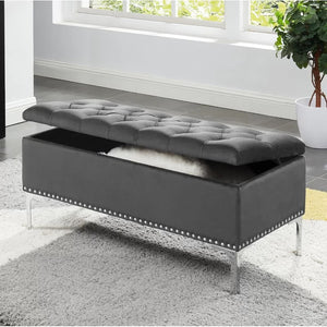 Adorn Homez Sipho 2 Seater Ottoman with in Velvet Fabric