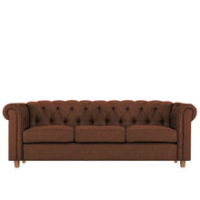 Load image into Gallery viewer, Adorn Homez Strathford Chesterfield Premium Sofa Set 3+1+1 in Fabric