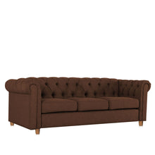 Load image into Gallery viewer, Adorn Homez Strathford Chesterfield Premium Sofa Set 3+1+1 in Fabric
