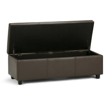 Load image into Gallery viewer, Adorn Homez Boston 2 Seater Ottoman with Storage in Fabric