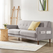 Load image into Gallery viewer, Adorn Homez Coby 3 Seater Sofa in High-Quality Polyester Fabric