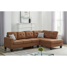 Load image into Gallery viewer, Adorn Homez Austin L Shape Sofa Set (5 Seater) In Premium Fabric