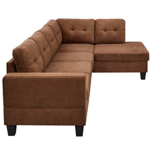 Load image into Gallery viewer, Adorn Homez Austin L Shape Sofa Set (5 Seater) In Premium Fabric