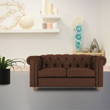 Load image into Gallery viewer, Adorn Homez Strathford Chesterfield Premium Sofa 2 Seater in Fabric