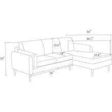 Load image into Gallery viewer, Adorn Homez Allanson L shape Sofa (4 Seater) in Premium Suede Fabric