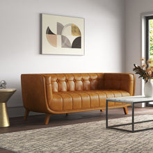 Load image into Gallery viewer, Adorn Homez Premium Archie 3 Seater Sofa in Premium leatherette