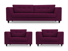 Load image into Gallery viewer, Adorn Homez Florence Sofa Set 2+1+1 in Fabric
