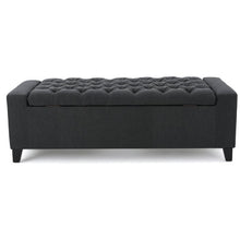 Load image into Gallery viewer, Adorn Homez Troy Bench 2 Seater Ottoman with Storage in Fabric