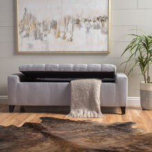 Load image into Gallery viewer, Adorn Homez Troy Bench 2 Seater Ottoman with Storage in Fabric