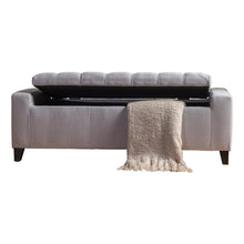 Load image into Gallery viewer, Adorn Homez Troy Bench 2 Seater Ottoman with Storage in Fabric