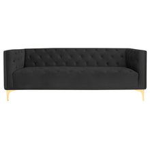 Load image into Gallery viewer, Adorn Homez Launa Premium 3 Seater Sofa in Suede Velvet Fabric