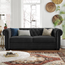 Load image into Gallery viewer, Adorn Homez Venus Premium 3 Seater  Sofa in Suede Velvet Fabric