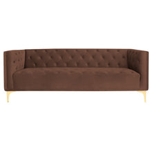 Load image into Gallery viewer, Adorn Homez Launa Premium 3 Seater Sofa in Suede Velvet Fabric