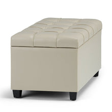 Load image into Gallery viewer, Adorn Homez Paris 2 Seater Ottoman with Storage in leatherette