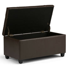 Load image into Gallery viewer, Adorn Homez Paris 2 Seater Ottoman with Storage in leatherette