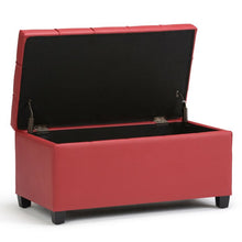 Load image into Gallery viewer, Adorn Homez Paris 2 Seater Ottoman with Storage in leatherette