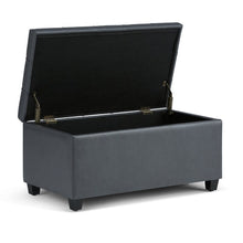 Load image into Gallery viewer, Adorn Homez Paris 2 Seater Ottoman with Storage in leatherette